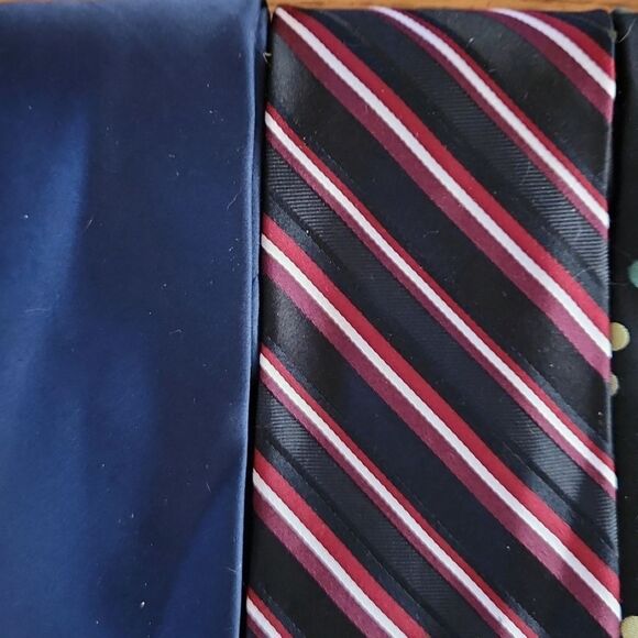 All Silk Croft & Bar set of 4 ties - Picture 3 of 4